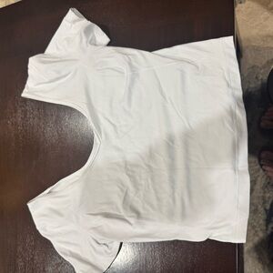 Lululemon Athletica White Crop Top
